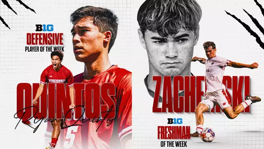 Ryan Quintos and Matthew Zachemski B1G Players of the Week