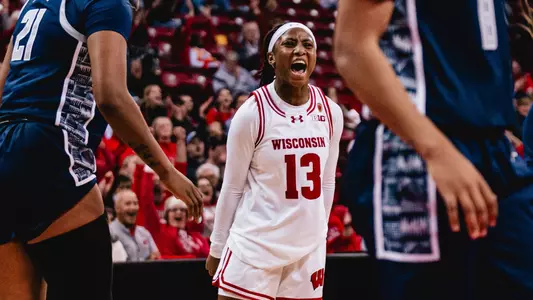 Ronnie Porter celebrates against Georgetown