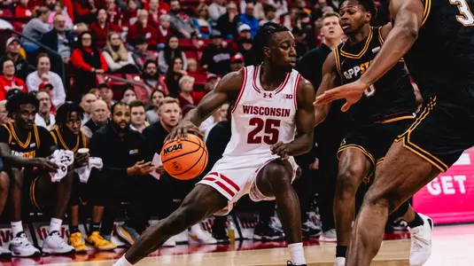 John Blackwell takes contact against Appalachian State