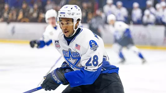 Blake Montgomery action photo for the Lincoln Stars