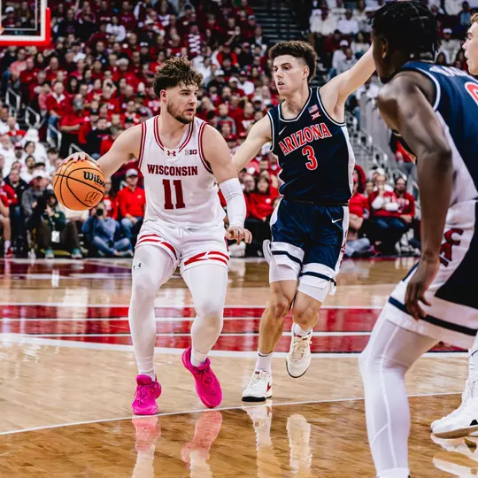 Max Klesmit against No. 9 Arizona
