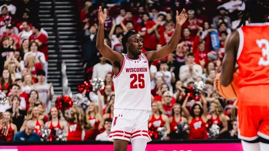 John Blackwell celebrates against UTRGV