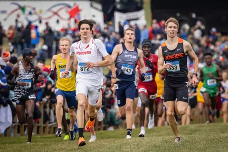 Bob Liking running at NCAA Championships