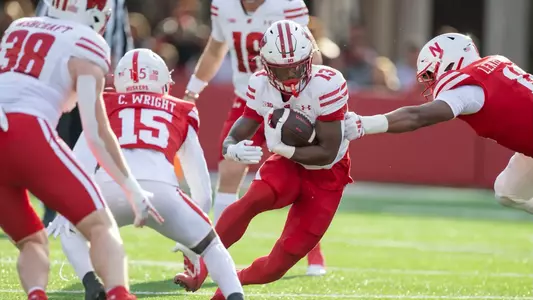 Wisconsin Badgers during Big Ten Conference NCAA college football game against the Nebraska Cornhuskers, Sat., Nov. 23, 2024, in Lincoln, Nebraska. (Photo by David Stluka/Wisconsin Athletic Communications)