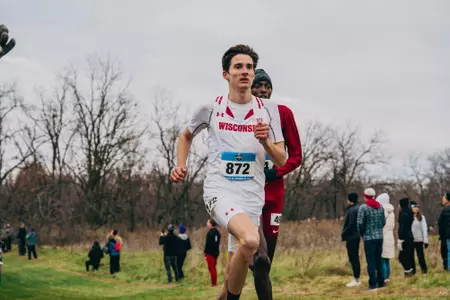 Bob Liking running at 2024 NCAA XC Championships