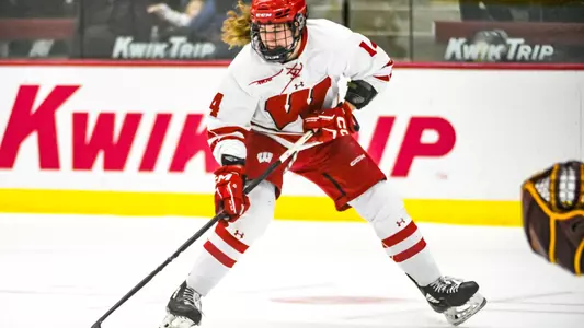 Maggie Scannel stick handles against UMD
