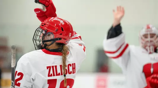 McKayla Zilisch celebrates alongside Ava McNaughton