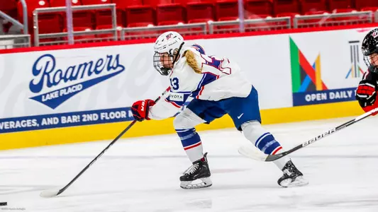 USA womens hockey collegiate U22 vs Canada in Lake Placid NY 08/16/23. USA won 4-1. Photo by Nancie Battaglia