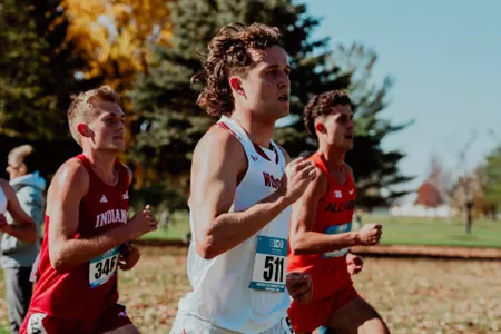 Adam Spencer running at Big Tens