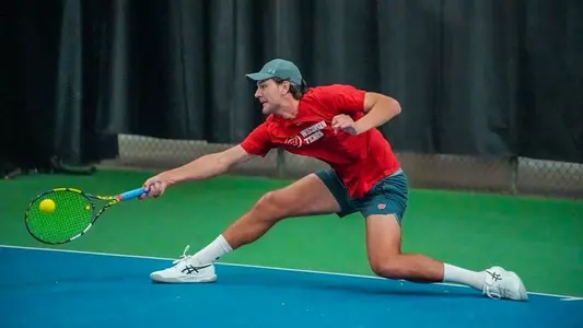 Collin Beduhn reaches for the ball