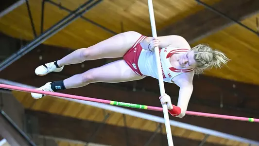 Tis Dorshorst competes at the Larry Wieczorek Invitational on Jan. 19 2024