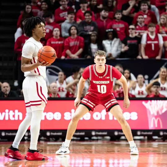 Isaac Lindsey (10) against Rutgers
