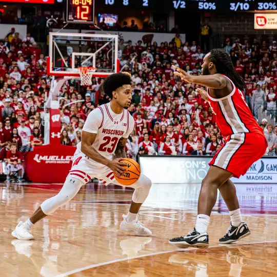 Chucky Hepburn (23) against OSU