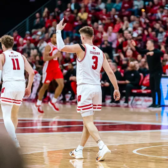 Connor Essegian (3) against OSU