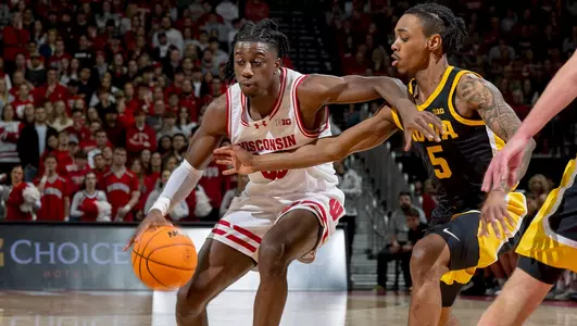 John Blackwell during a game against Iowa