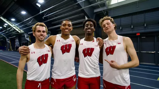 Adam Spencer, Jalen Williams, Abdullahi Hassan and Jackson Sharp earn UW No. 2 time in men's DMR at Alex Wilson Invitational