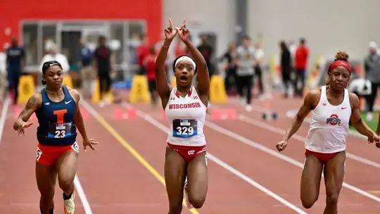 Kiley Robbins wins individual championship in 60m dash Feb. 24 2024