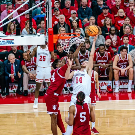 Carter Gilmore (14) against Indiana earlier this season