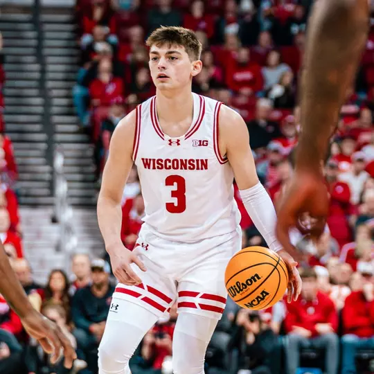 Connor Essegian (3) against Maryland