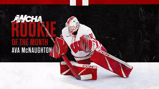 Ava McNaughton Goalie of the Month Graphic