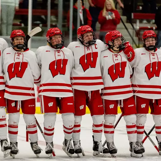 The #2 Wisconsin Badgers women’s hockey team defeats #1 Ohio State 4-2 in the LaBahn Arena at the University of Wisconsin- Madison on Feb. 23, 2024. (Photo by Taylor Wolfram / Wisconsin Athletics Communications)