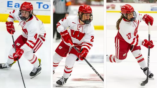 Caroline Harvey, Casey O'Brien and Kirsten Simms earn first-team WCHA honors