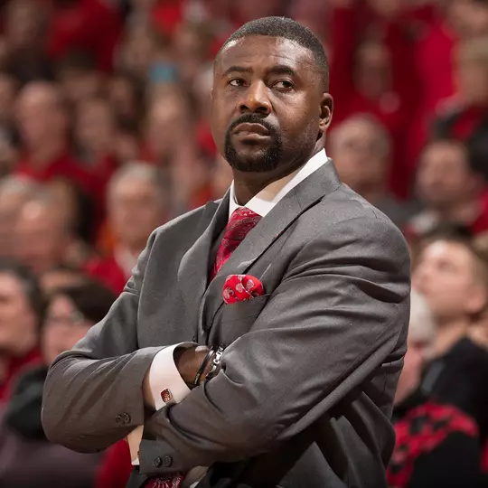 Howard Moore during his time as assistant coach at Wisconsin