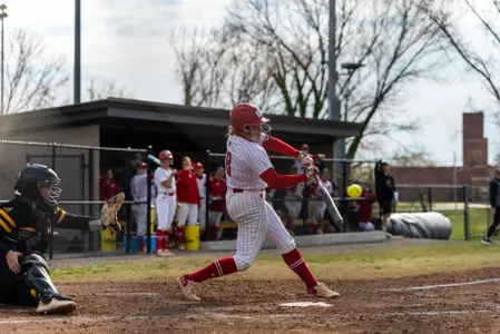 Brooke Kuffel home run against UMBC on March 17, 2024