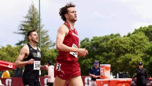 Adam Spencer wins the 800 meters in 1:47.47 at the 2024 Stanford Invitational on March 30th