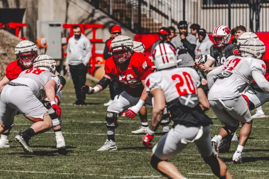 FB spring practice 3