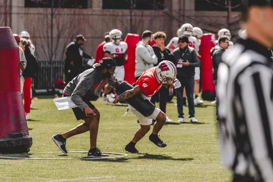 FB spring practice 1