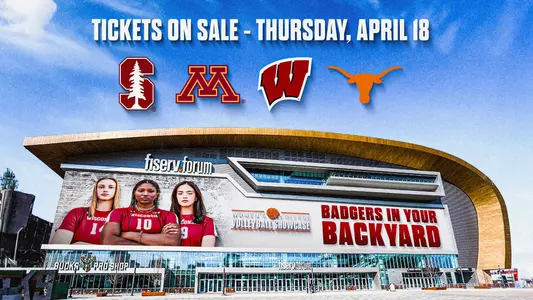 Women's Volleyball Showcase at Fiserv Web Graphic 2024