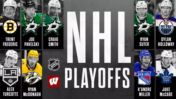 2024 NHL Badgers in the playoffs