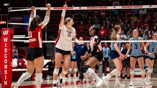 Wisconsin vs UIC Spring Match April 19 Celebration Photo