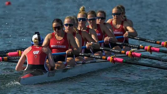 Second varsity eight at 2024 Big Ten Invitational