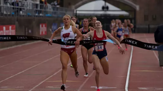 Victoria Heiligenthal wins the second heat of the 1500 meters at the 2024 Penn Relays (April 25)