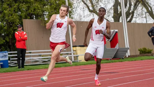 Elliot Harris and Abdullahi Hassan will compete in the 2024 Badger Challenge at the McClimon Track Center on Friday, May 3rd