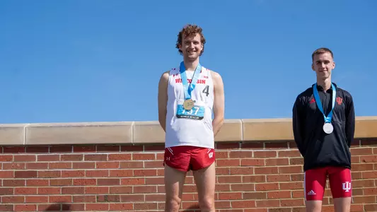UW Junior Adam Spencer wins gold in the 800 meters on Day 3 of the 2024 Big Ten Outdoor Championships