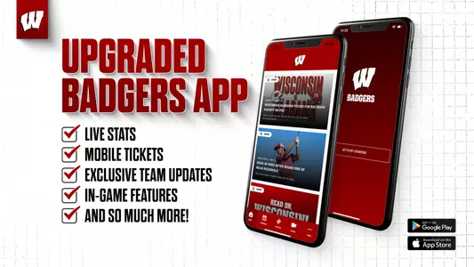 Upgraded Badgers App - Live Stats, Mobile Tickets, Exclusive Team Updates, In-Game Features And So Much More!