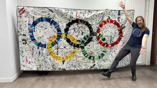 Grace Latz, 2024 Olympic artist-in-residence program