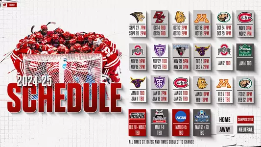 2024-25 WHKY Schedule Headline Graphic