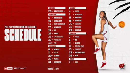 WBB 2024-25 schedule