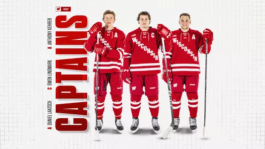 2024-25 Wisconsin men's hockey captains