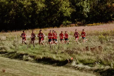 Men's Cross Country races at the Badger Classic.
