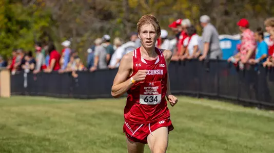 Nick Gilles at the 2024 Nuttycombe Wisconsin Invite