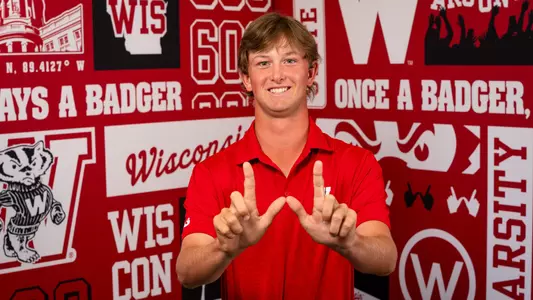 William Harned poses during a photoshoot