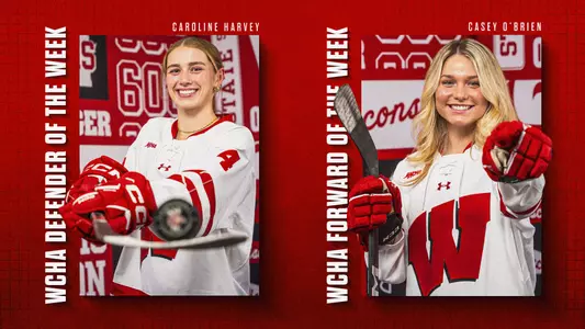 WCHA Players of the Week Graphic