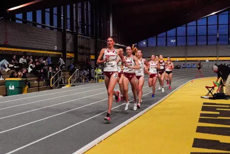 Mya Bunke leads the Badgers at the Hawkeye Invite