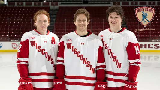 Ryland Mosley, Gavin Morrissey, Quinn Finley - Hobey Baker Memorial Award fan vote nominees