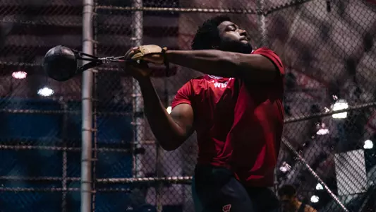 Joseph White warming up for Dr. Sander Invitational